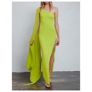 Lexi Clothing Riley Dress Lime Green- size 2